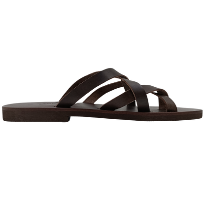 Men's flip-flops SANDINISTA S4695 brown, modern, leather