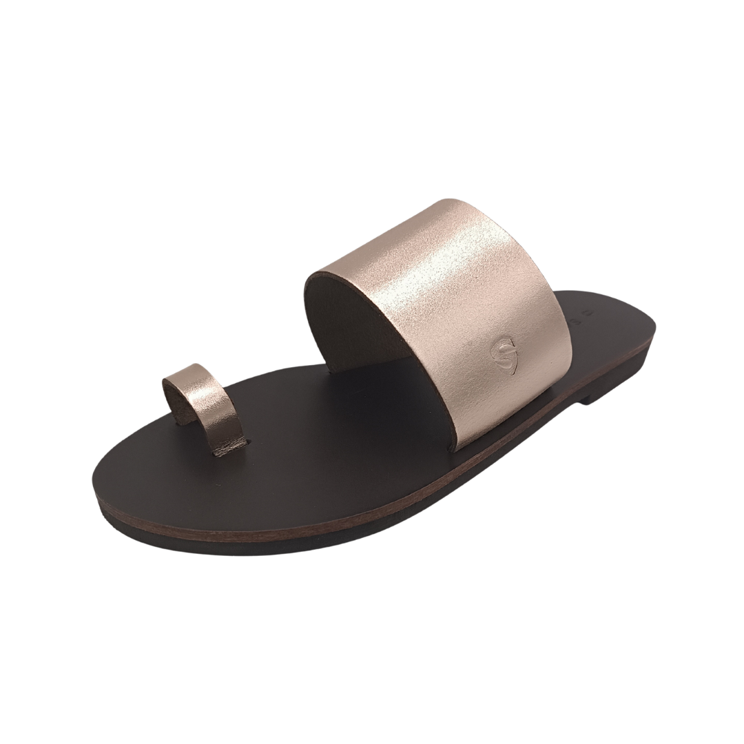 Damen Zehentrenner SANDINISTA S4151A rosa, naturfarben, aus Leder