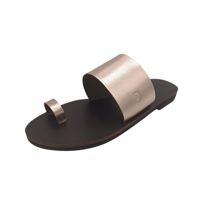 Damen Zehentrenner SANDINISTA S4151A rosa, naturfarben, aus Leder