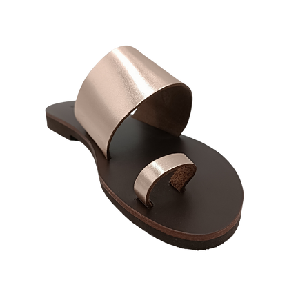 Damen Zehentrenner SANDINISTA S4151A rosa, naturfarben, aus Leder