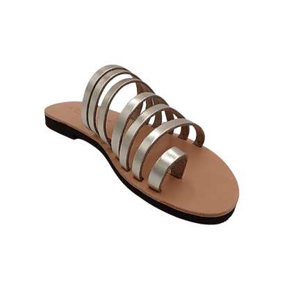 Damen-Sandalen SANDINISTA S4155A Leder gold Römersandalen minimalistisch